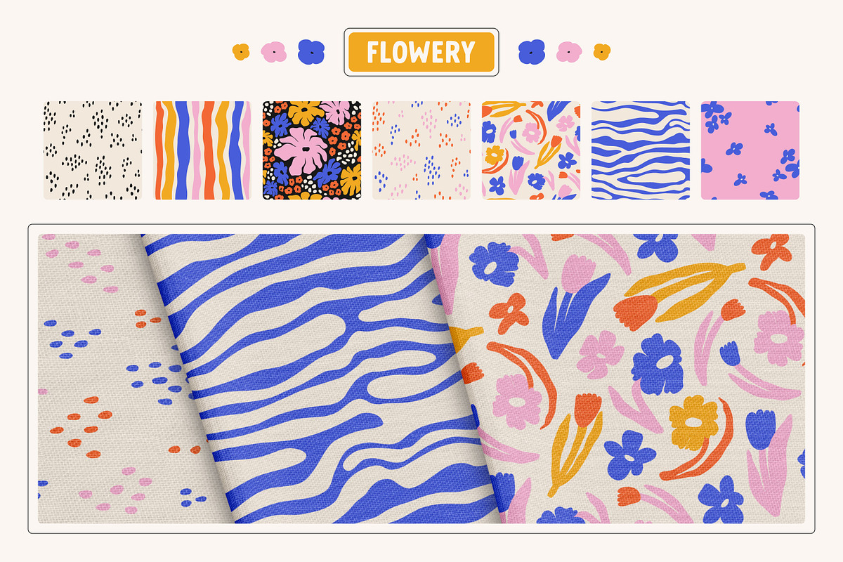 Seamless patterns bundle / 80+, a Pattern Graphic by by Margo (Photo 2 of 9)