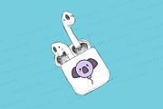 Cute Kawaii Balloons Animals Outline, an Animal Illustration by Palau (Thumbnail 7 of 12)
