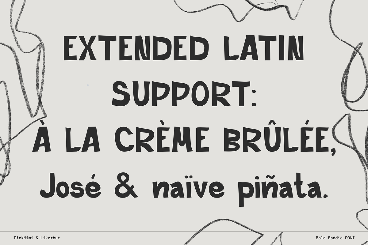 Bold Baddie Display Font, a Font by PickMimi (Photo 7 of 7)