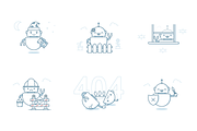 16 Robots Illustrations, an Illustration by SHER-SHAK (Thumbnail 4 of 4)