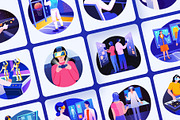 AR and VR Technology Art Set, a Technology Illustration by Brickclay (Thumbnail 5 of 9)
