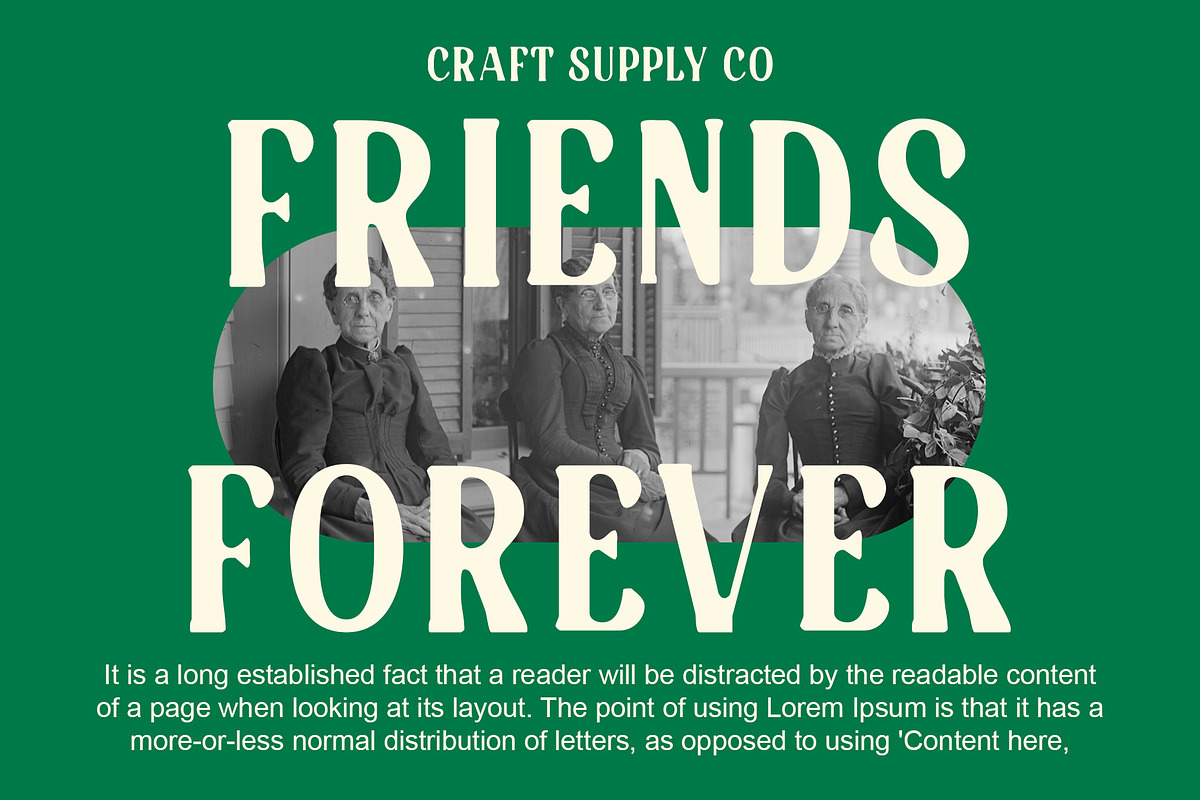 Badoney Blur, a Sans Serif Font by Craft Supply Co. (Photo 8 of 8)