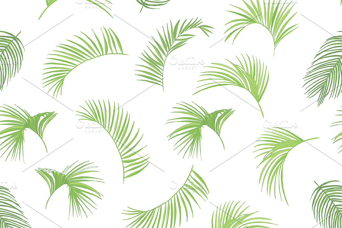 Flamingo in the Palm Leaves, a Pattern Graphic by GooseFrol (Photo 13 of 23)