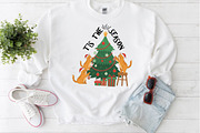 Retro Christmas Kids PNG, an Illustration by Craft Nest (Thumbnail 5 of 6)