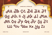 Barakah - Arabic Style Display Font, a Symbol Font by TokoPress (Thumbnail 10 of 15)