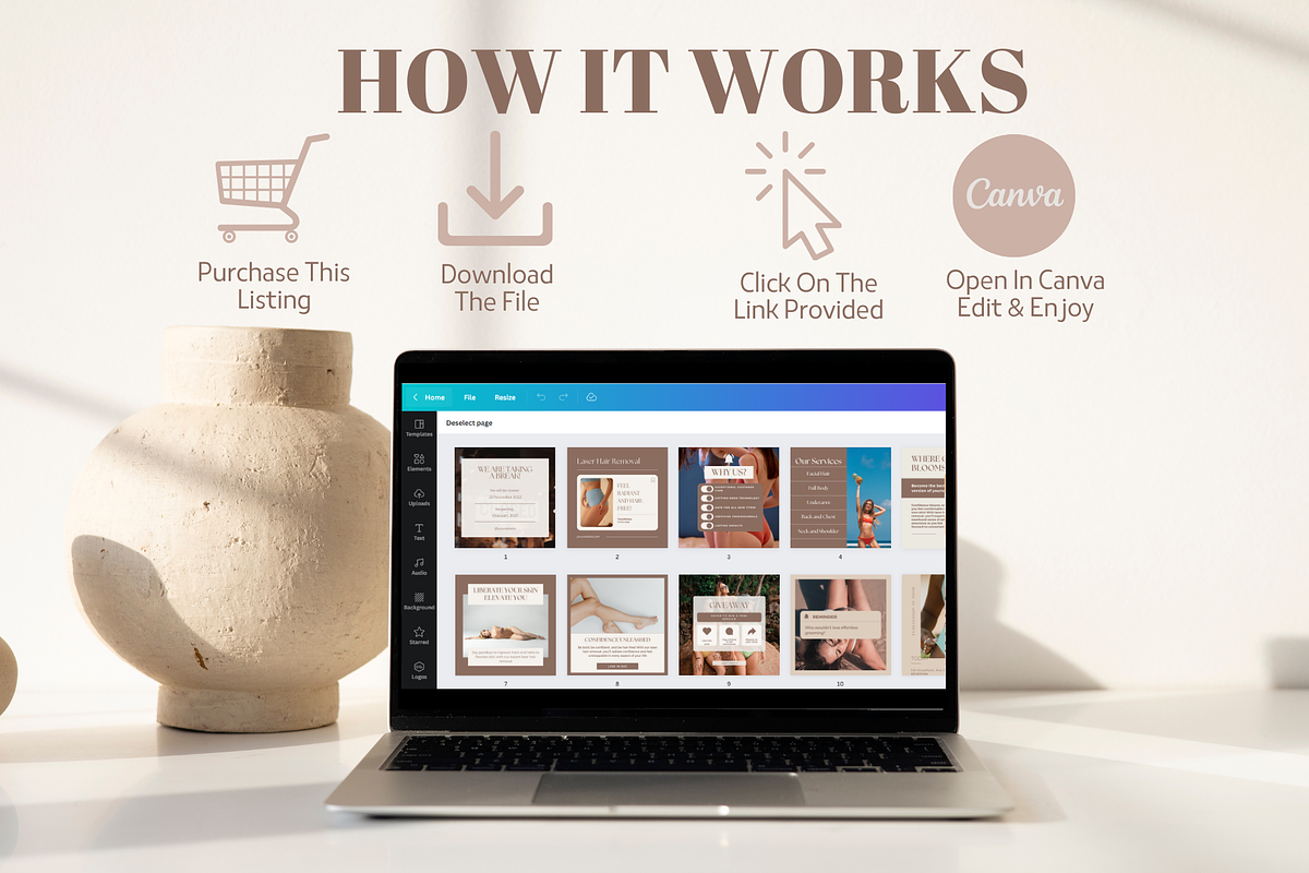 Laser Hair Removal Marketing, a Social Media Template by EliteMatidi (Photo 6 of 7)