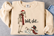 Well, Shit... Skeleton’s Christmas, a Seasonal Illustration by Craft Nest (Thumbnail 5 of 6)