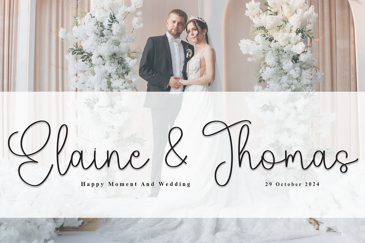 Winter Birthday | Script Font, a Handwritten Font by Scratchones (Photo 2 of 9)