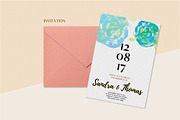 Floral Wedding Invitation Set, an Invitation Template by land art (Thumbnail 3 of 24)