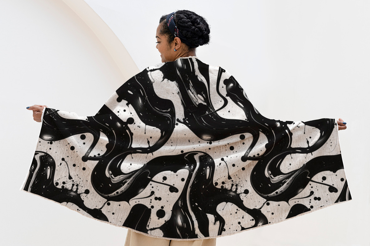 ABSTRACT LIQUID Seamless Pattern, a Pattern Graphic by AYAKA Studio Co. (Photo 7 of 9)