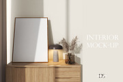 PSD frame mockup for wall art, a Print Template by DSTUDIO888 (Thumbnail 1 of 4)