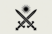 two celestial swords crossed, an Illustration by Amazin_art (Thumbnail 9 of 16)