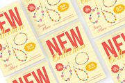 New Collection Beads Charm - Flyer, a Brochure Template by Izdihaar_Studio (Thumbnail 2 of 4)