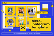 Piera Post & Story Template, a Social Media Template by Creatchees.std (Thumbnail 1 of 5)