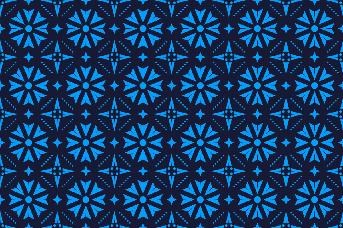 Blue Abstract Seamless Pattern, a Pattern Graphic by Mightyfire