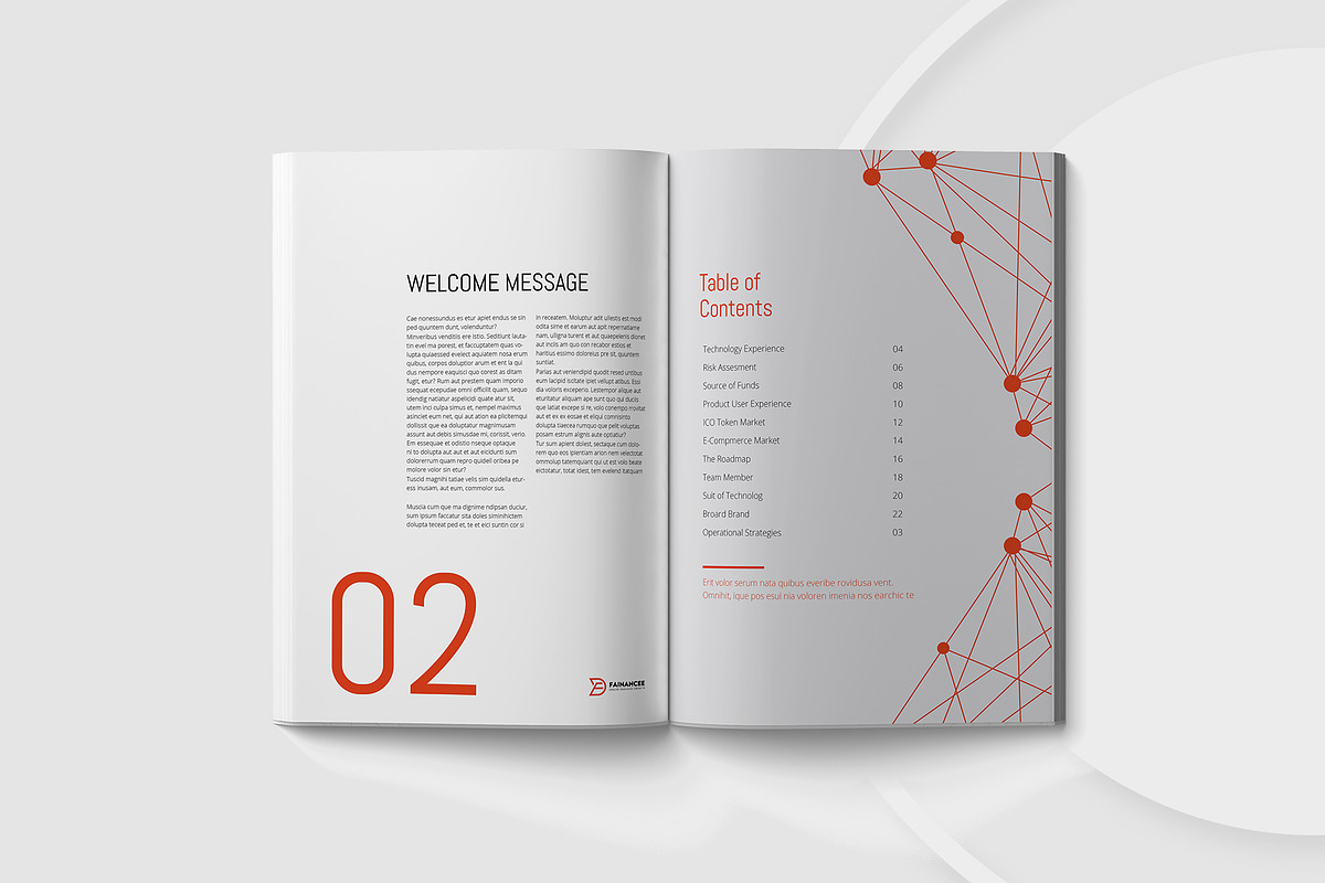 Minimal White Paper, a Brochure Template by astutedesign11 (Photo 2 of 13)