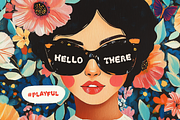 Happy & Groovy Retro Playful Display, a Font by Kaya Fonts (Thumbnail 4 of 29)