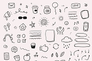 256 daily doodles and scribbles, an Object Graphic by Pinkbrush (Thumbnail 2 of 7)