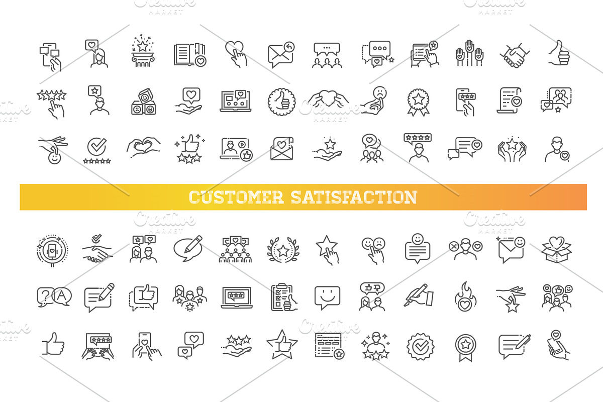 Customer experience icons icons, an Icon by Tettygreen