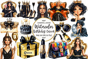 Birthday Queen Sublimation Clipart, an Illustration by OK Design (Thumbnail 1 of 5)