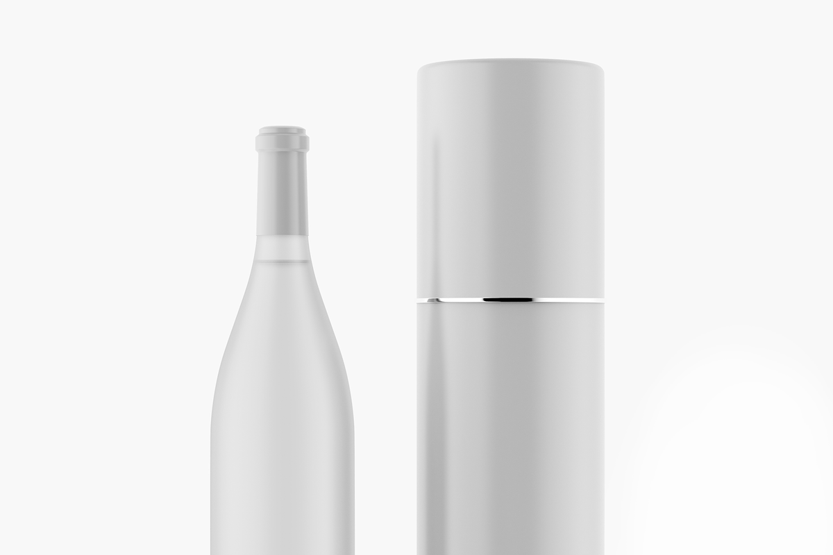 Matte Glass Wine Bottle Mockup, a Product Mockup by Green Art (Photo 10 of 10)