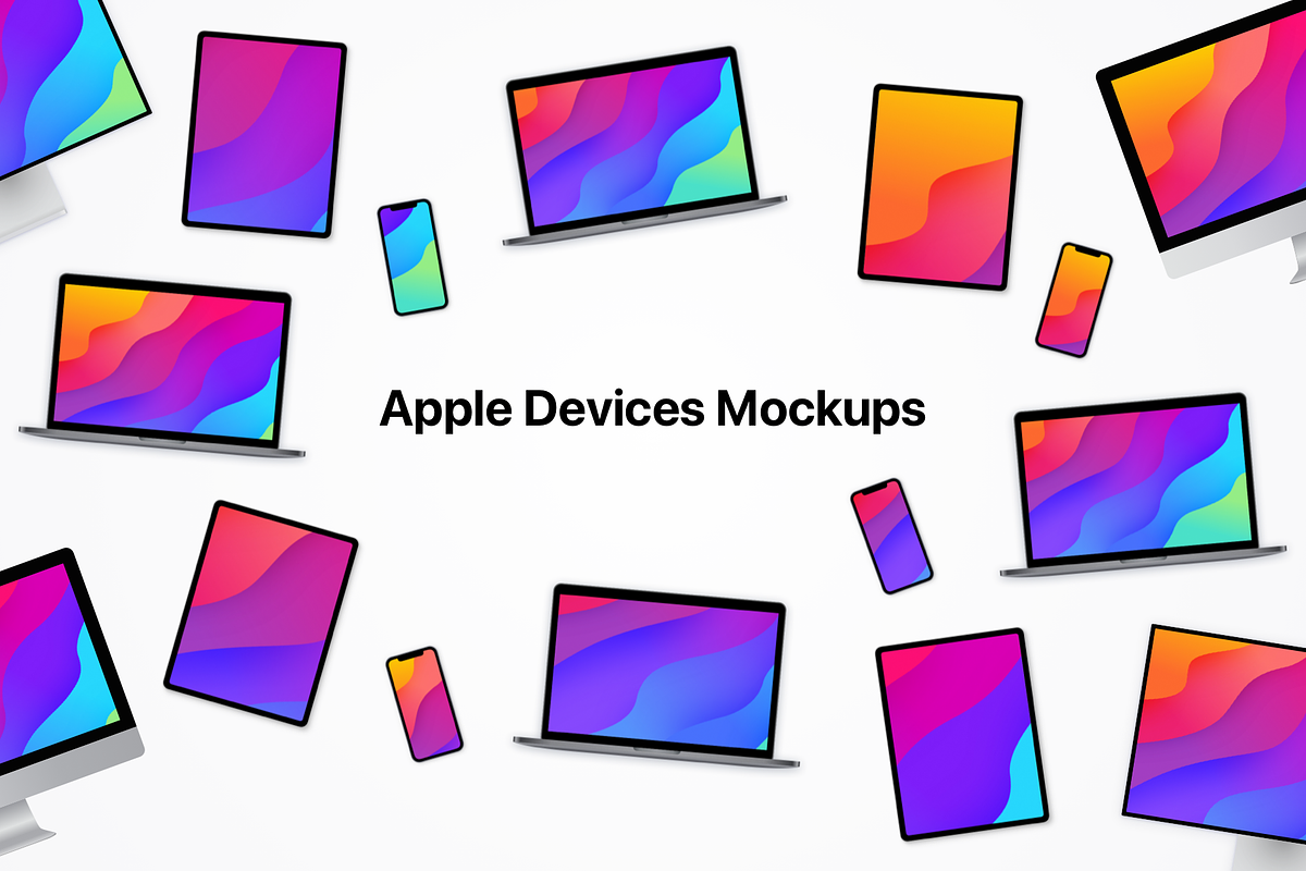 Apple responsive devices 20 mockups, a Books & Magazine Mockup by Spojeeto Devices Mockups (Photo 1 of 2)
