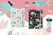 Sea carnival. Graphic Collection, an Animal Illustration by Maru_art (Thumbnail 10 of 14)