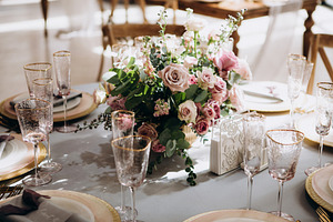 Wedding table decoration & setting