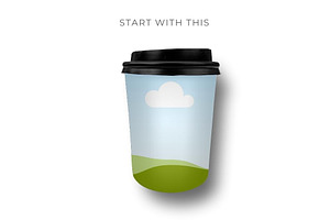 Takeaway Coffee Cup For Canva