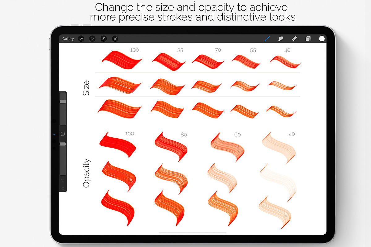 Calligraphy Procreate Brushes, a Brush Add-On by ZenLettering (Photo 15 of 16)