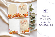 Bifold Card Mockup Folded Invitation, an Advertising Mockup by Mie Mockup Studio (Thumbnail 6 of 7)