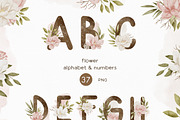 Mom & Baby Animals Floral Collection, an Animal Illustration by polikarpovaart (Thumbnail 10 of 12)
