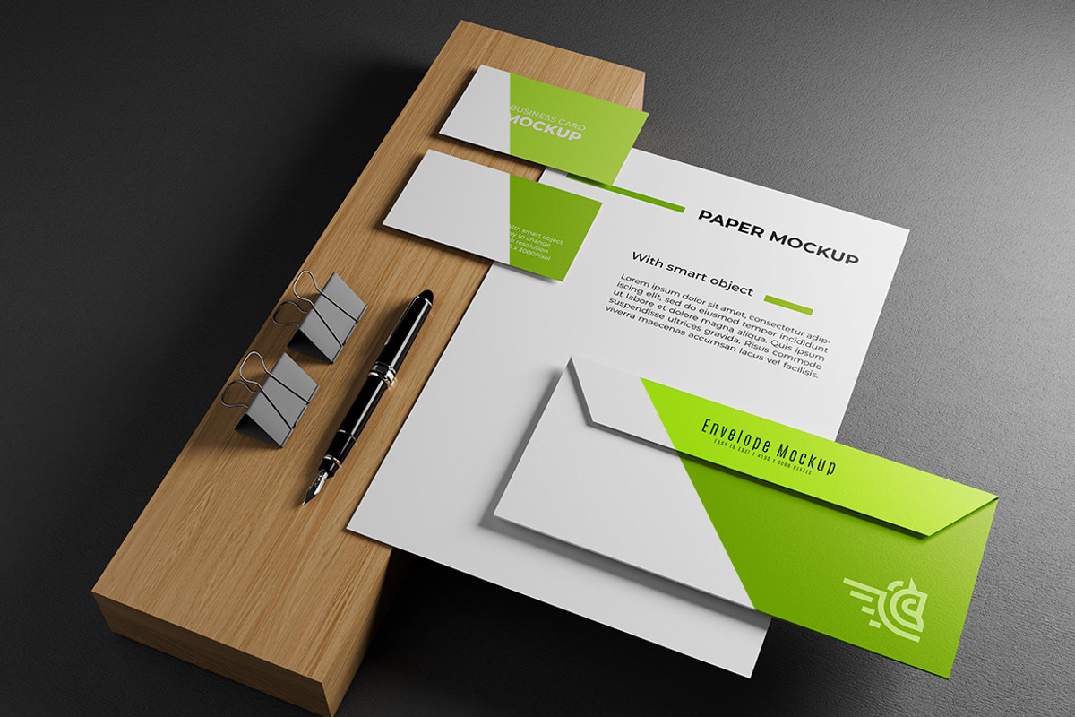 Stationery Branding Mockup, an Advertising Mockup by Artlogs (Photo 4 of 4)