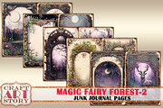 Magic fairy forest-2 Junk Journal, an Animal Illustration by CraftArtStory (Thumbnail 5 of 6)