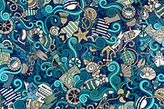 Nautical Endless Patterns, a Pattern Graphic by BALABOLKA (Thumbnail 4 of 5)