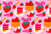 Strawberry, a Food Illustration by Twisted Tail (Thumbnail 2 of 6)