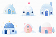 Watercolor Igloo Clipart, an Illustration by Libby Wishes (Thumbnail 6 of 7)
