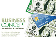 Money, Paper currency, Credit Cards, a Finance Illustration by TAlex (Thumbnail 4 of 6)