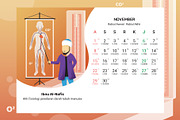 2020 Calendar - Muslim Scientist, a Stationery Template by Ted-sign (Thumbnail 38 of 39)