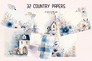 Blooming Country Set, an Animal Illustration by GiraffeCreative (Thumbnail 14 of 20)
