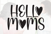 Hello Moms | Script Font, a Script Font by Scratchones (Thumbnail 1 of 9)