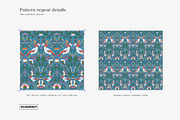 Garden Botanical Pattern and Motifs, a Pattern Graphic by likorbut (Thumbnail 3 of 12)