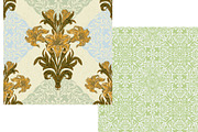 Vintage Lily and Lace, a Pattern Graphic by NayaChu (Thumbnail 2 of 9)