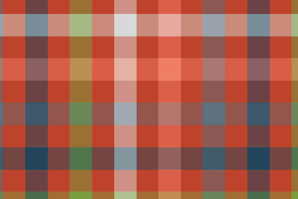 Terra Cotta Abstract Geometric Plaid, a Pattern Graphic by Sharon Schwalbe (Photo 4 of 4)