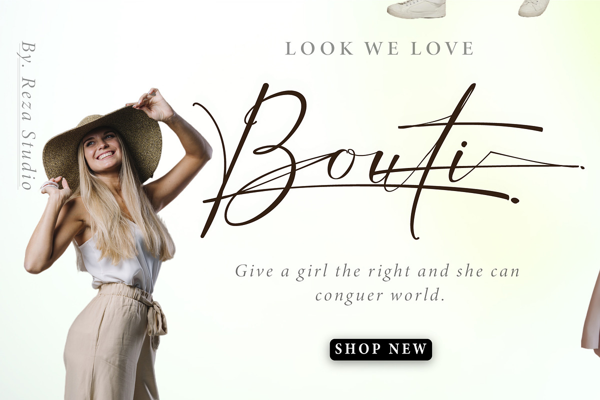 Inter signature, a Script Font by Reza Studio (Photo 7 of 14)