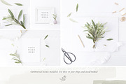 The Olive & White mockup Bundle, a Print Template by White Hart Co. (Thumbnail 4 of 4)