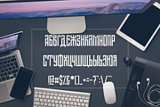Direct step 0.1 Geometric Font, a Slab Serif Font by zao4nik (Thumbnail 3 of 4)