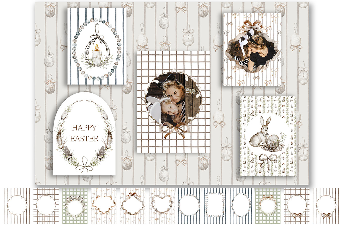 Cute Easter Watercolor Clipart, a Decorative Illustration by LenArt (Photo 5 of 16)