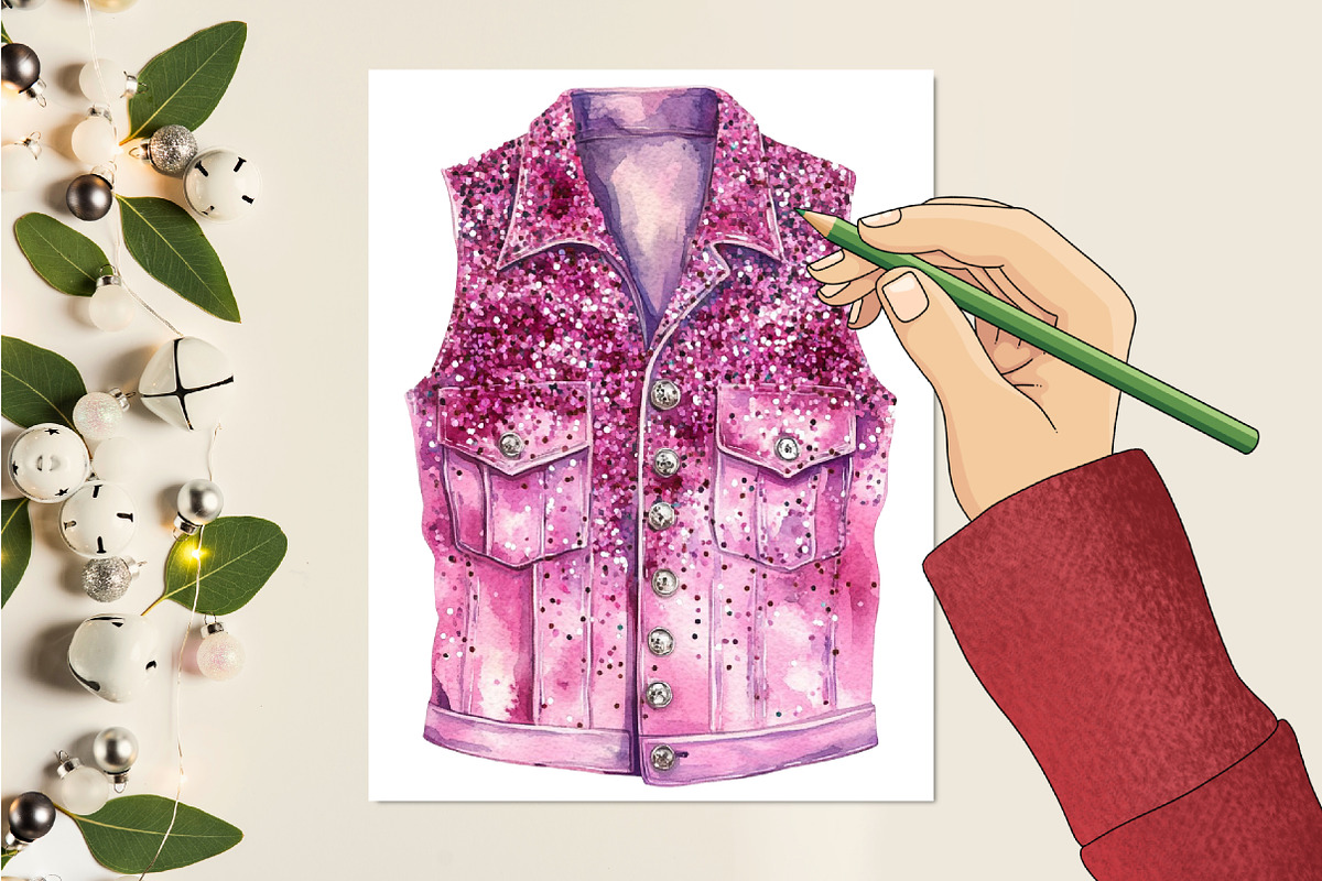 Cowgirl Bachelorette Clipart, a Seasonal Illustration by CitraGraphics (Photo 6 of 7)