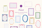 Watercolor whimsical frames, an Object Graphic by Yuliia Lashevska (Thumbnail 3 of 10)